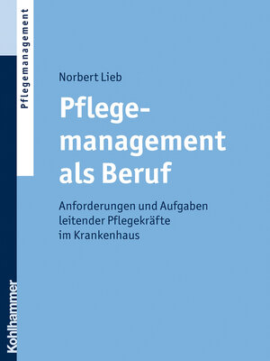 cover image of Pflegemanagement als Beruf